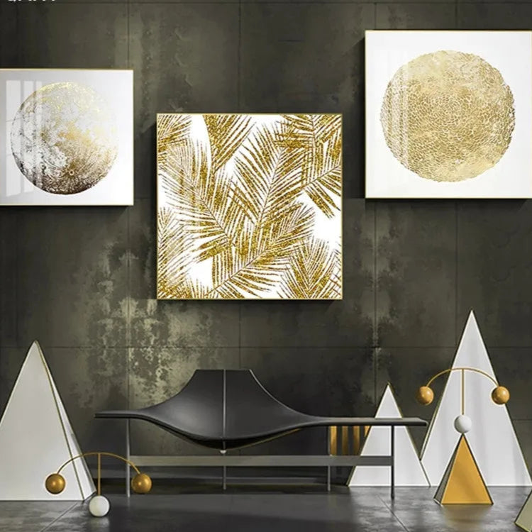 Golden Luxury Posters Canvas