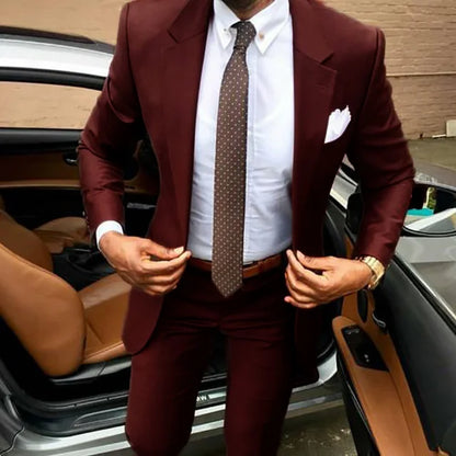 Latest Brown Men's Suit