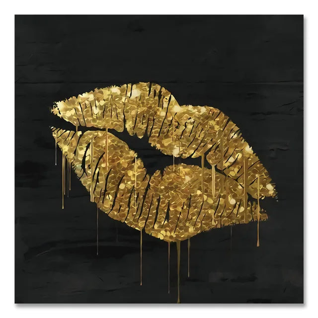 Golden Luxury Posters Canvas