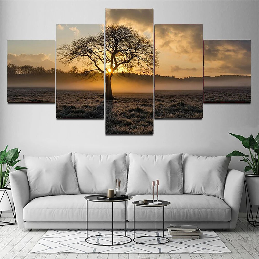 5 Pieces Wall Art Canvas Painting