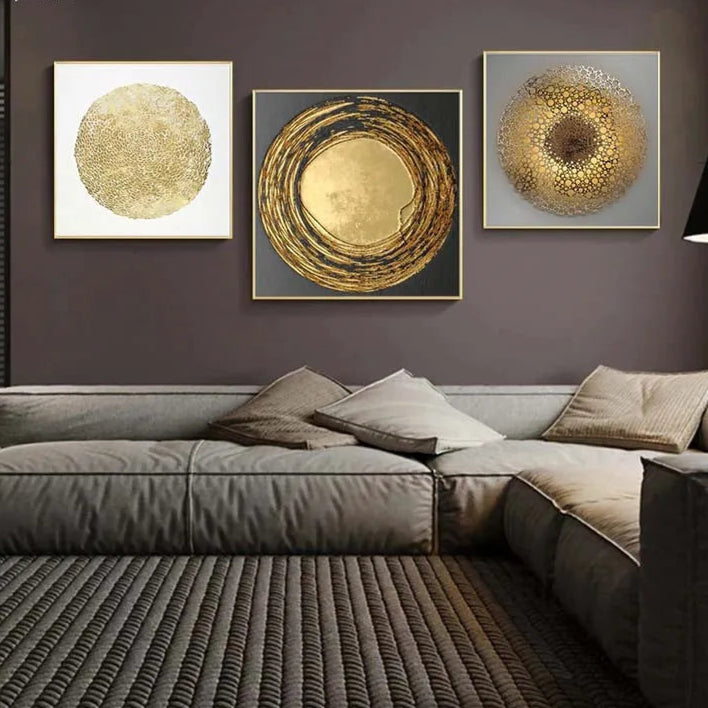 Golden Luxury Posters Canvas