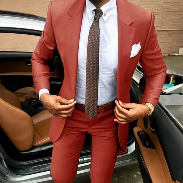 Latest Brown Men's Suit