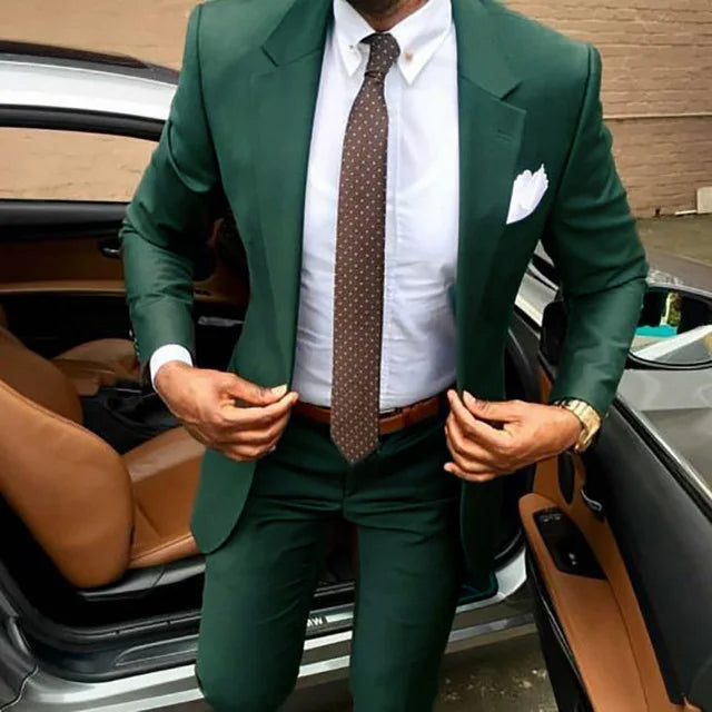 Latest Brown Men's Suit