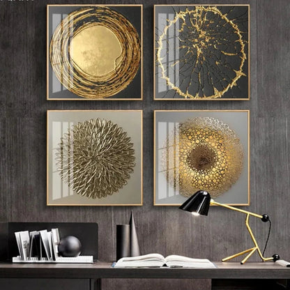 Golden Luxury Posters Canvas