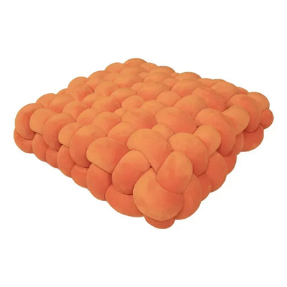 Knotted Square Stuffed Cushion