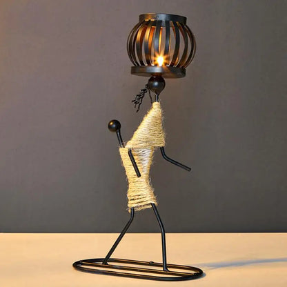 Creative Iron Candle Holder