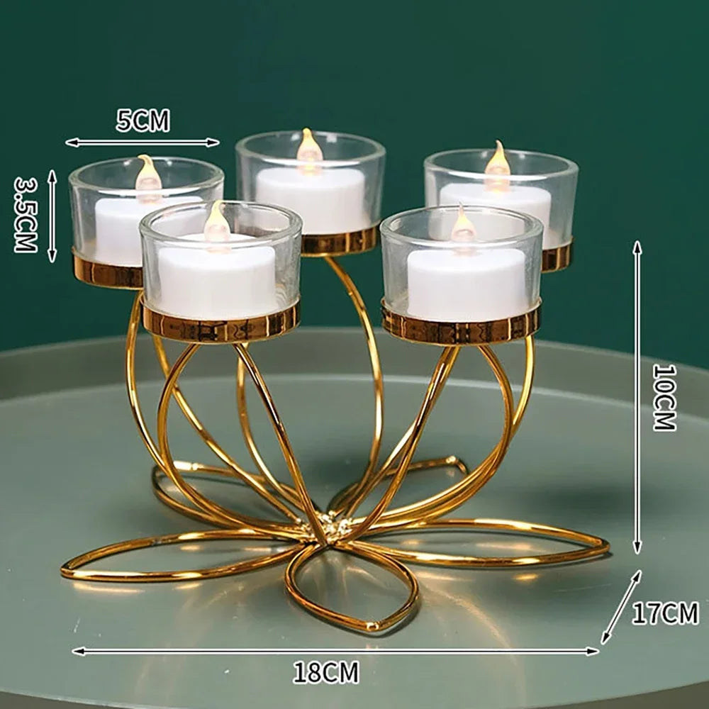 Metal Candlestick Holder