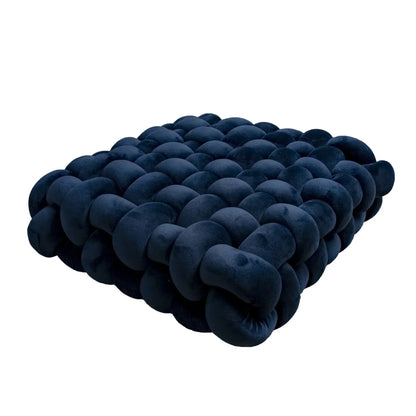 Knotted Square Stuffed Cushion