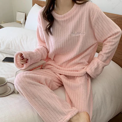 Autumn Winter Women Thicken Set