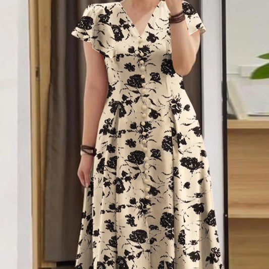 Fashion Floral Print Dress