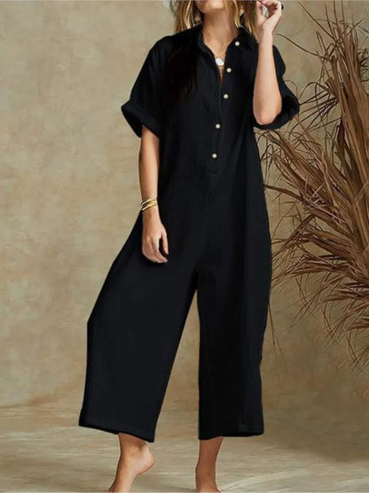 Summer Casual Workwear Jumpsuit