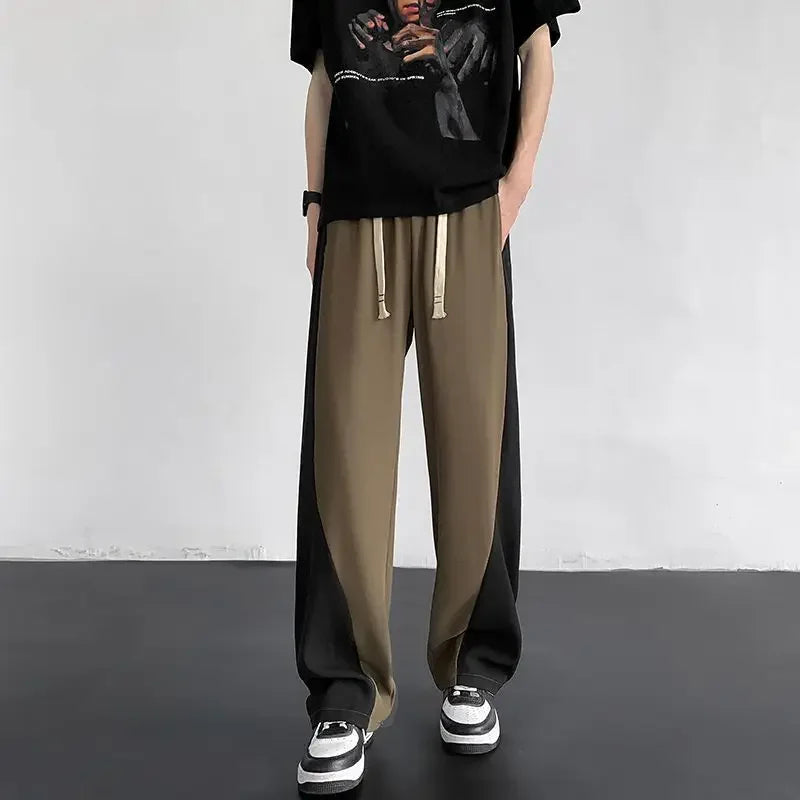 Goth Thin Male Sports Pants