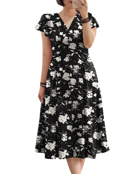 Fashion Floral Print Dress