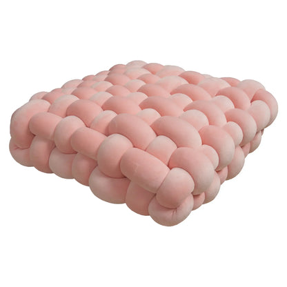 Knotted Square Stuffed Cushion