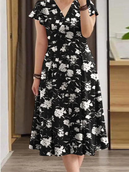 Fashion Floral Print Dress