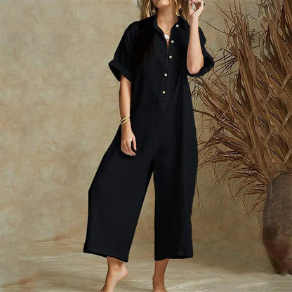 Summer Casual Workwear Jumpsuit