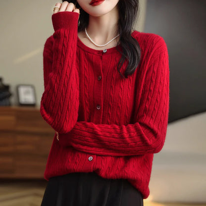 Wool Sweater O-neck