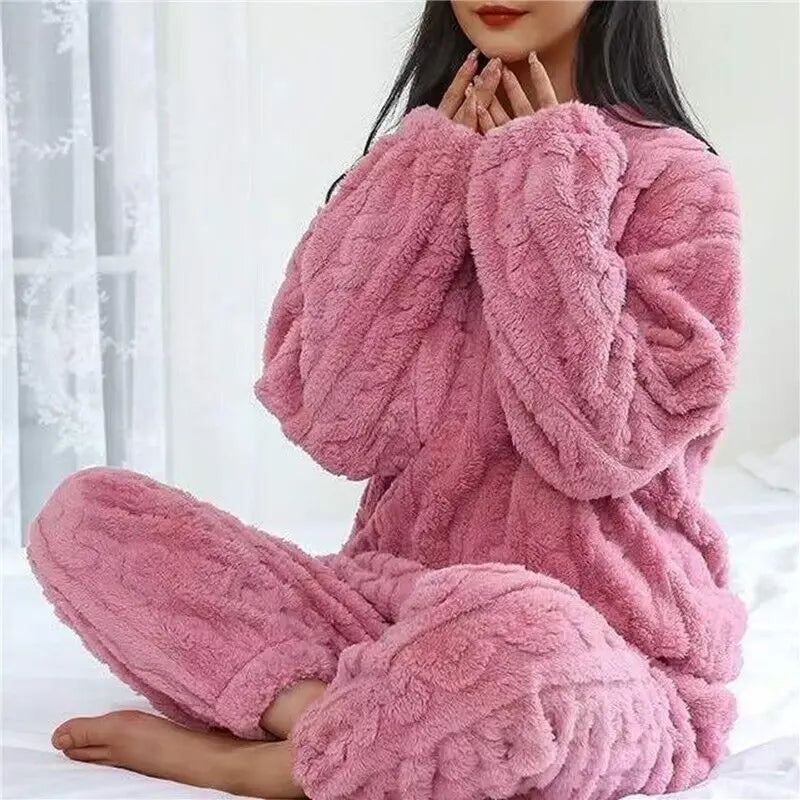 Winter Women Velvet Set