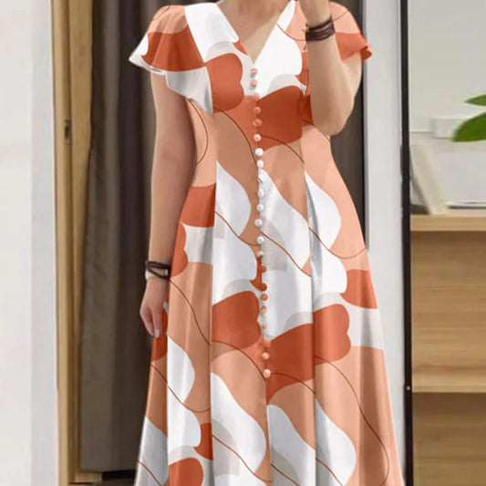 Summer Fashion Printed Dress