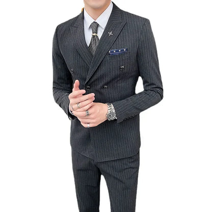 Formal Stripe Men Suits