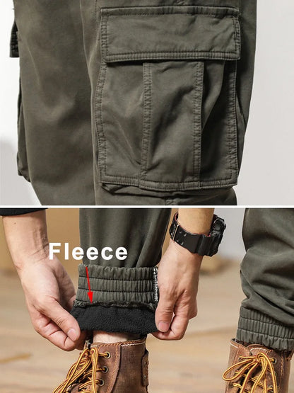 New Multi-Pockets Winter Cargo Pant