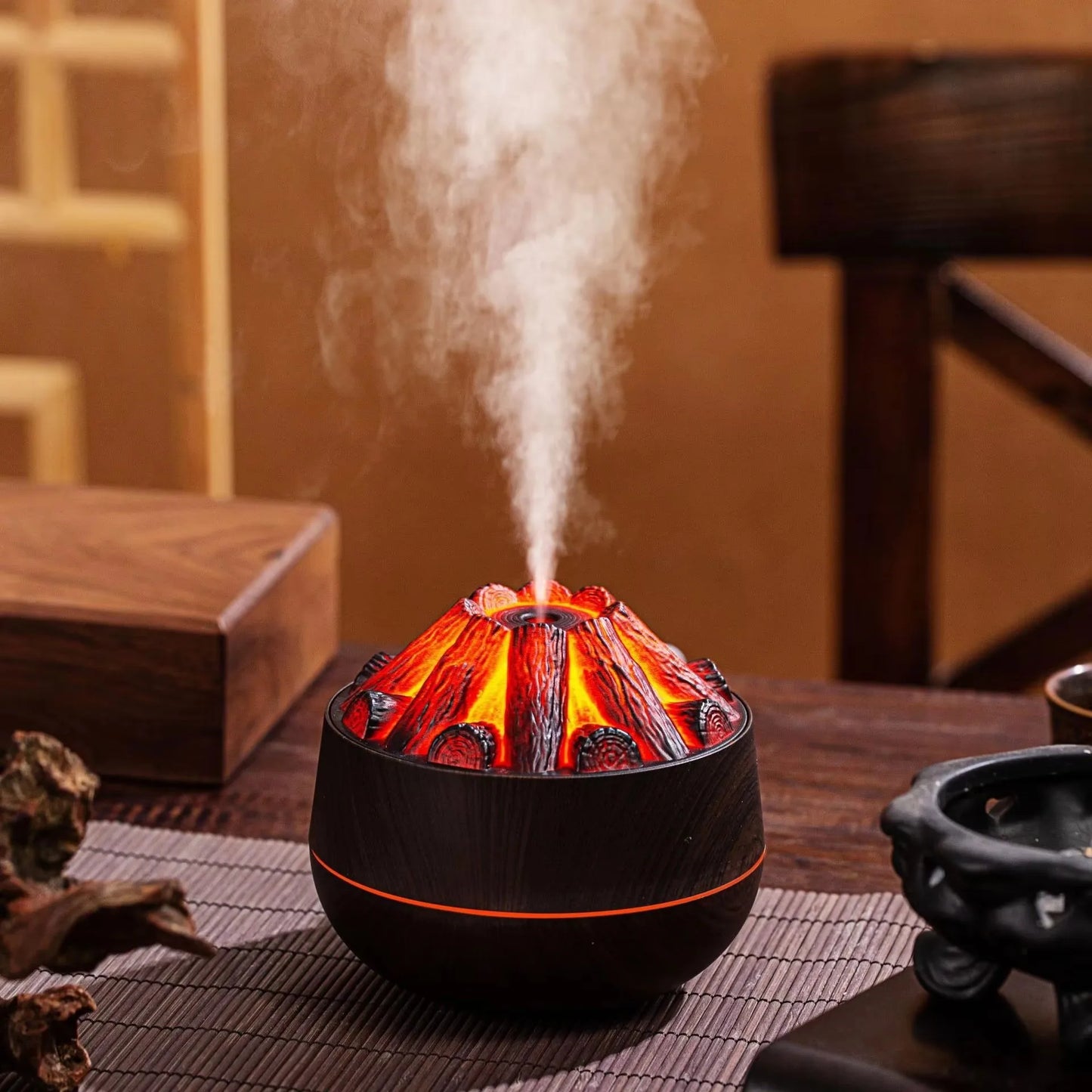 Artificial Charcoal Fire Air Humidifier