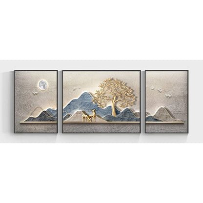 Frameless Landscape Painting,