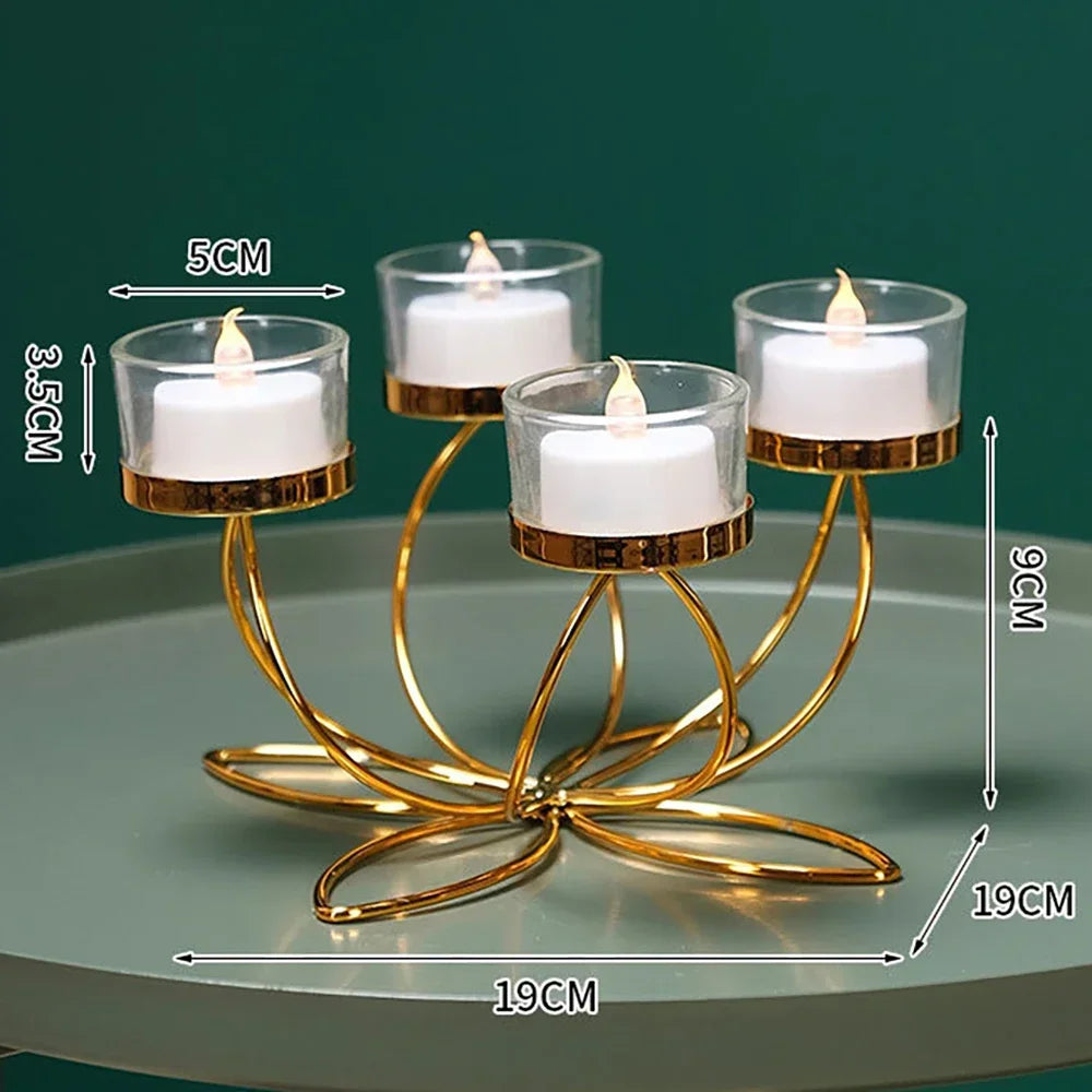 Metal Candlestick Holder