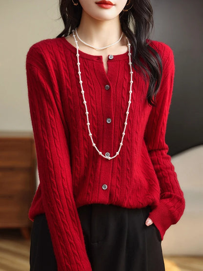 Wool Sweater O-neck