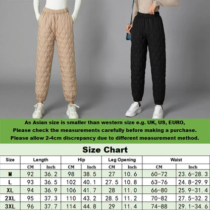 Women Winter Warm Pants