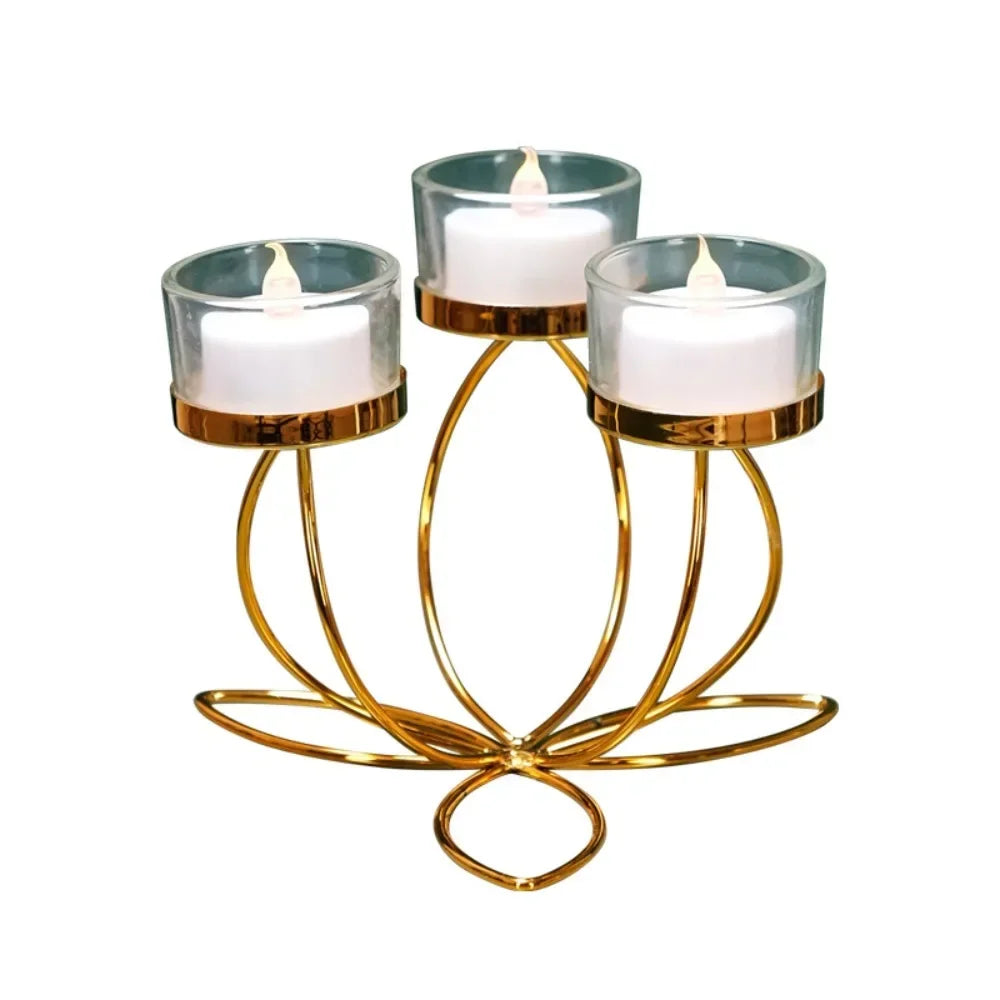 Metal Candlestick Holder