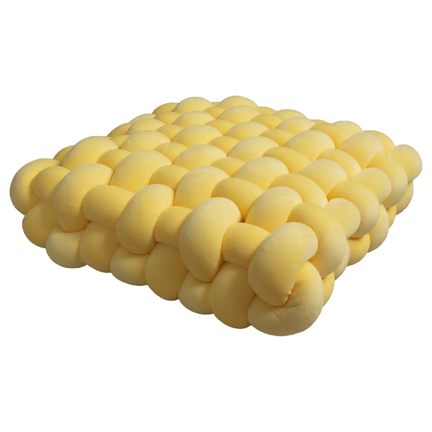 Knotted Square Stuffed Cushion