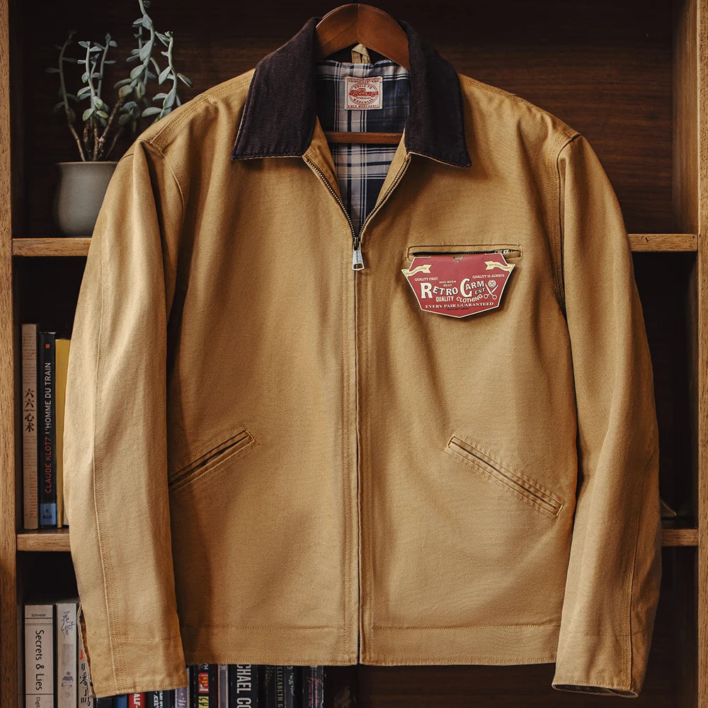 New Men Canvas Jacket