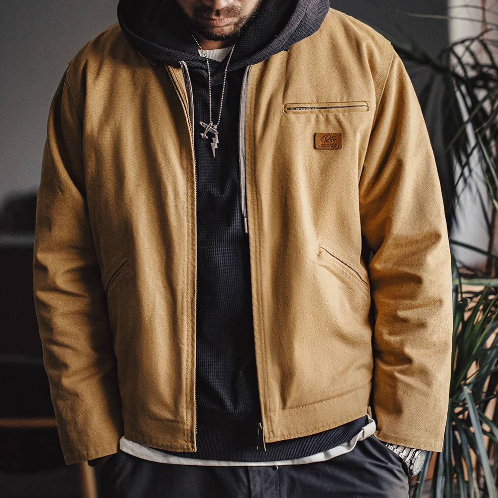 New Men Canvas Jacket