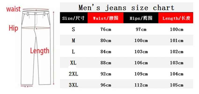 Jeans Men Denim Cargo Pants