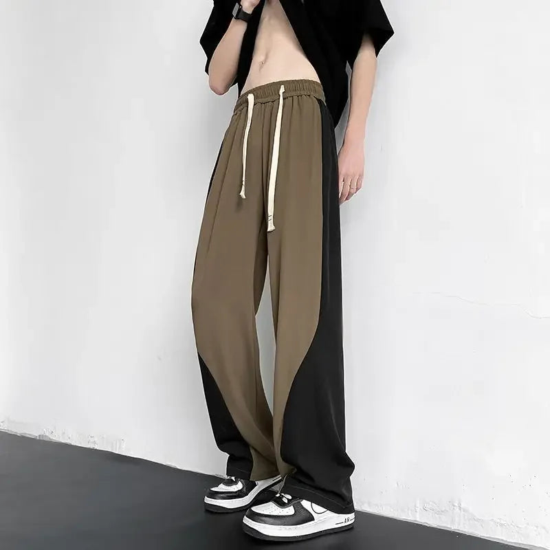 Goth Thin Male Sports Pants